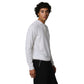 Crisp White Long Sleeve Henley T-Shirt