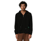 Noir Deep Black Cashmere Hoodie