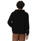 Noir Deep Black Cashmere Hoodie