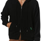Noir Deep Black Cashmere Hoodie